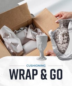 Alternative view of Bryco Goods Newsprint Packing Paper Sheets for Moving - 10lb - 320 Sheets of Newspaper Paper - Wrapping and Protecting Fragile Items. Box Filler. Shipping Supplies - 27 x 17 - Made in the USA